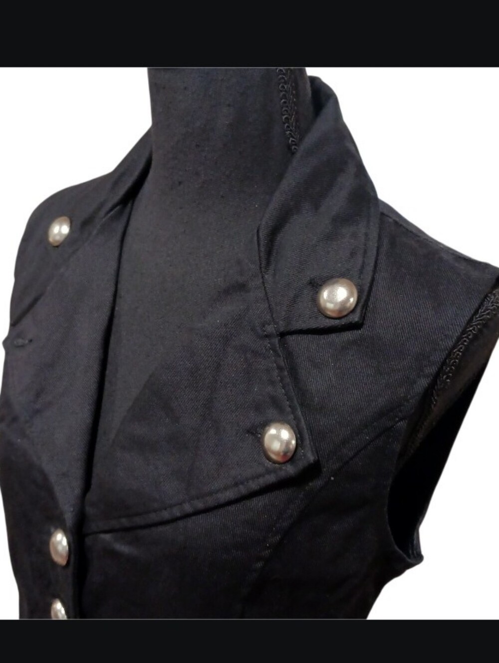 Verillas Lifestyle Waistcoat Vest Medieval Militant Fantasy Gothic - Picture 2 of 10